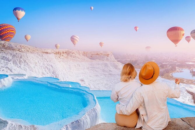 Pamukkale Hot Air Balloon Ride Certificate and 2 Meals in Antalya - Walking the Pamukkale terraces