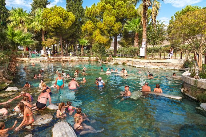 Pamukkale, Hot Springs, Travertines Tour Incl. Lunch f/Bodrum - Cleopatra Pool is a separate decision