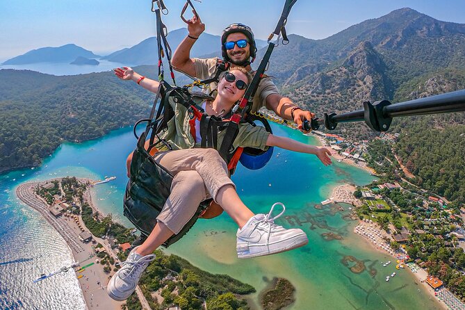 Paragliding In Fethiye Oludeniz, Turkey - Takeoff from the upper mountain