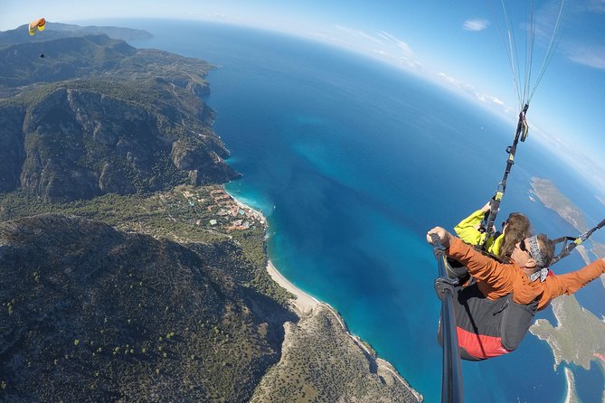 Paragliding Oludeniz Fethiye - Leaving Ölüdeniz for Babadag Mountain