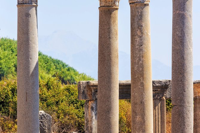 Perge, Aspendos and Waterfalls Sightseeing Tour - Aspendos Theater and the Roman engineering nearby