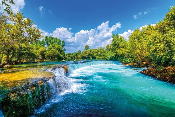Perge Aspendos Aquaduct Side with Waterfall - Manavgat Waterfall: a refreshing final stop