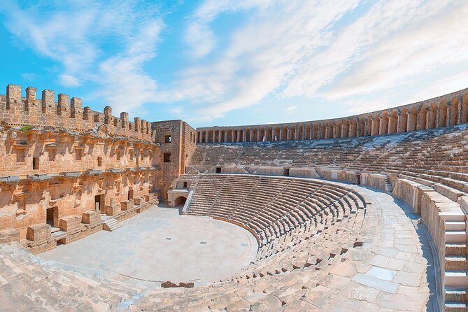 Perge Aspendos Aquaduct Side with Waterfall - Aspendos: the theater that carries the day