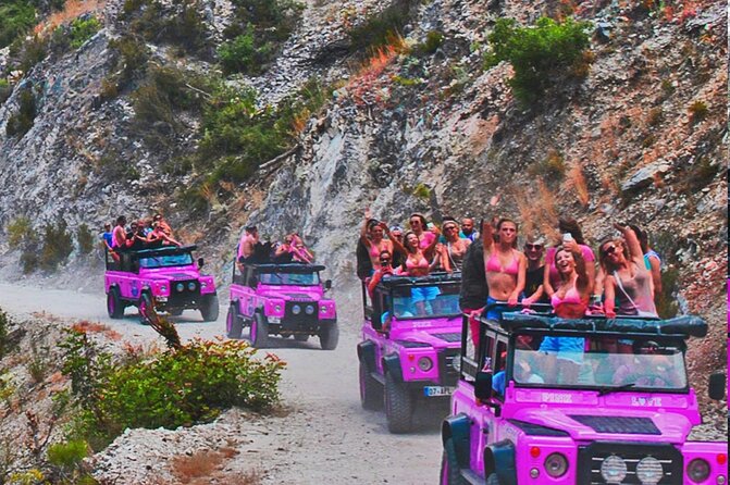 PINK JEEP TOUR - Alanya Jeep Safari - Inside Dim Cave, Turkey’s Major Cave Visit