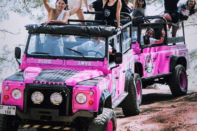 PINK JEEP TOUR - Alanya Jeep Safari - What the Water Guns Add to the Day
