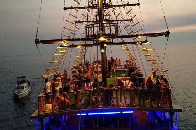 Pirate Boat Tour With Foam Party in Alanya - Swimming breaks for children and adults