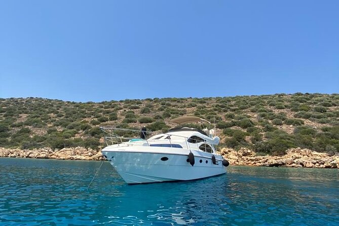 Private VIP Motoryacht Charter in Bodrum For 6 Hours With Lunch - Karaada and the three swimming bays