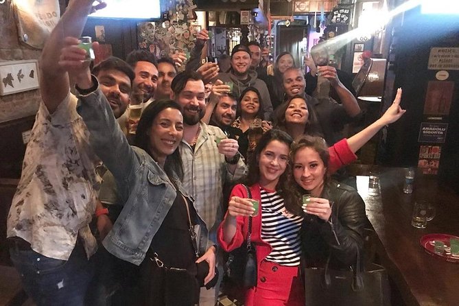Pub Crawl Istanbul / Rooftop Clubs & Party Bus - Walking through Nevizade and the Taksim district