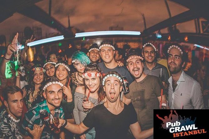 Pub Crawl Istanbul / Rooftop Clubs & Party Bus - Timing, meeting point, and getting home