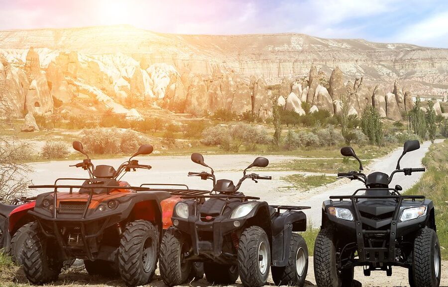 Quad Safari through the Sword, Love & Rose Valleys - Çavuşin Old Greek Village changes the scenery