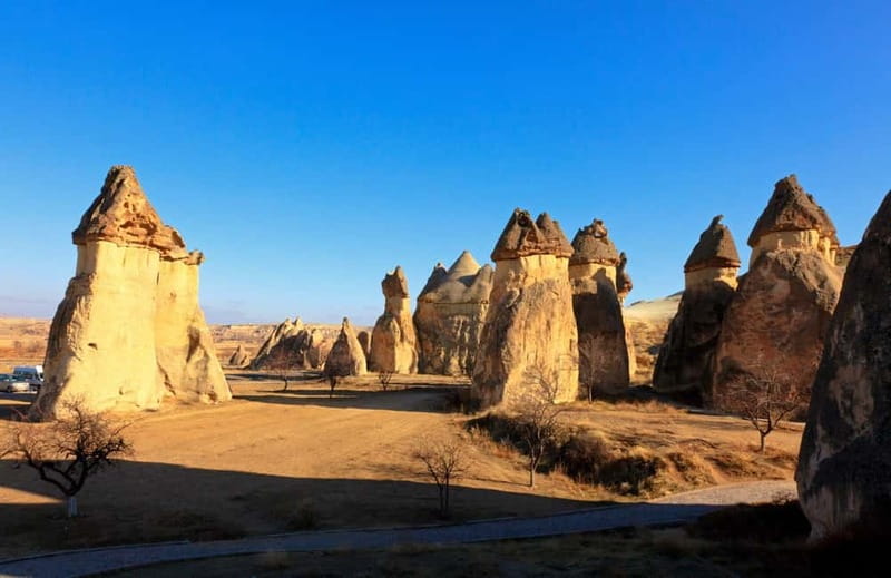 Red (North) Tour Cappadocia Small Group - Uçhisar begins the day with a wide view