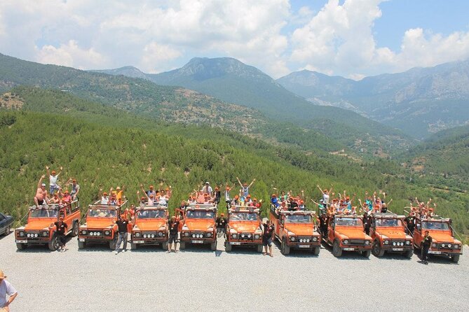 Sapadere Canyon Jeep Tour - From Alanya hotel pickup to the jeep convoy