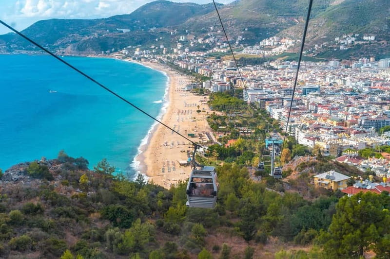 Side: Full-Day Alanya City Tour & Cleopatra Beach Visit - Riding the cable car to Alanya Castle