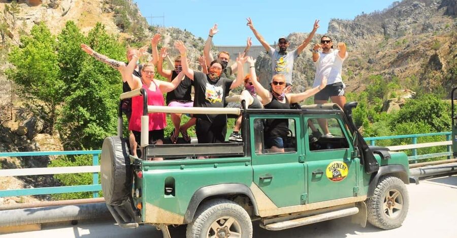 Side Green Canyon Off-Road Jeep Safari Adventure with Lunch - The return ride brings more dust and adrenaline