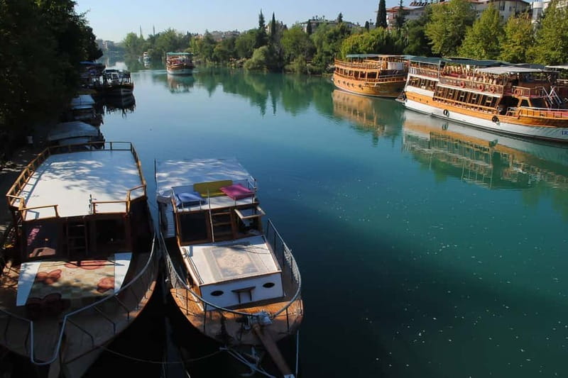 Side: Manavgat River Boat Trip & Grand Market w/ Lunch - One and a half hours at Manavgat Grand Bazaar