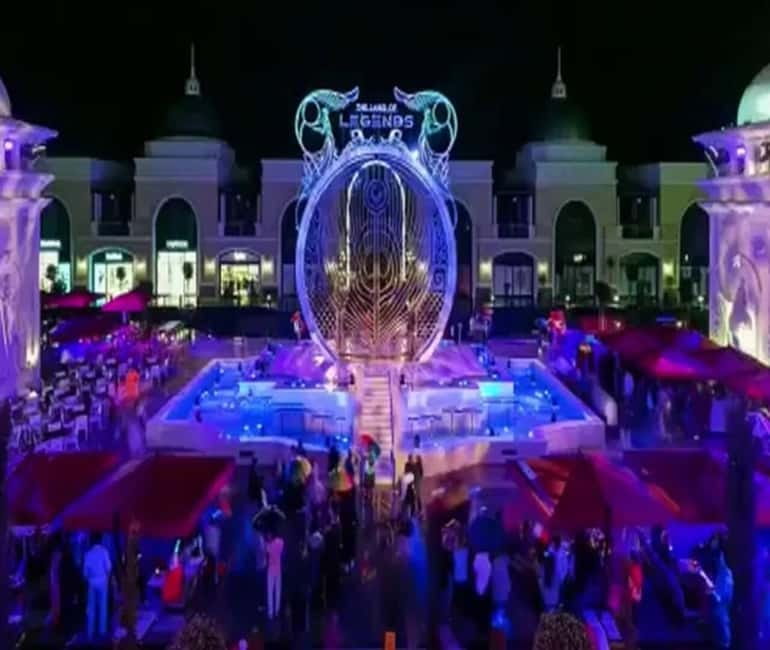 Side: Night Shows at The Land Of Legends with Transfer - Shows, costumes, and visual effects