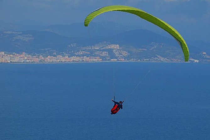 Tandem Paragliding in Alanya - Taking Off Above Yassi Tepe