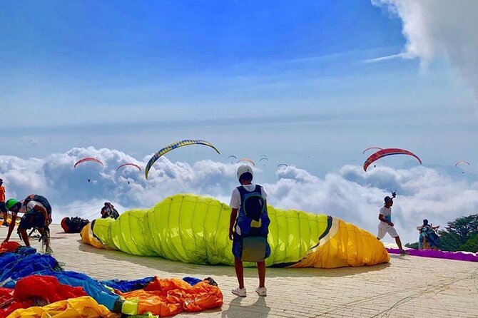 Tandem Paragliding with Professionals in Fethiye, Oludeniz - Takeoff: a few steps and a sudden change in scale