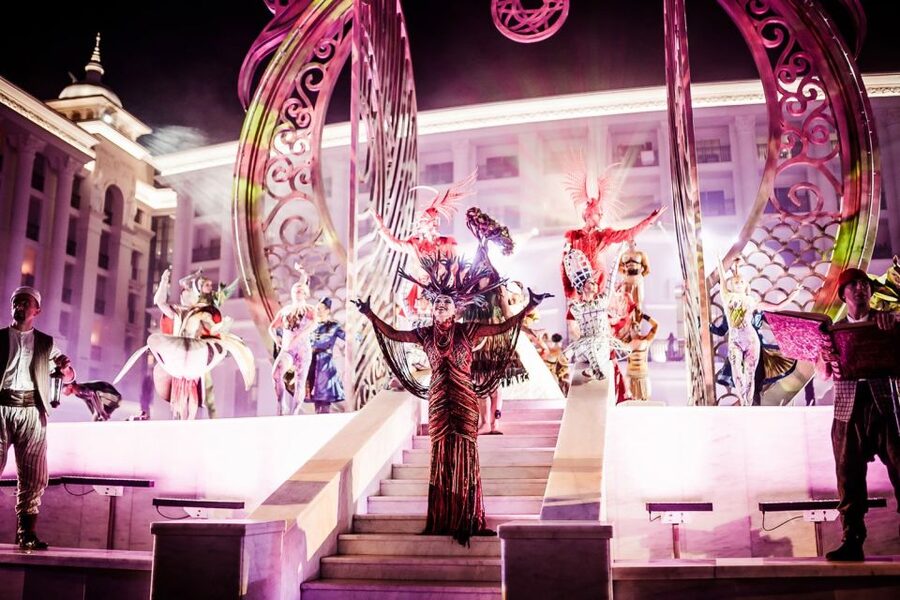 The Land of Legends Night Show & Shopping Avenue - The ride from Alanya takes patience