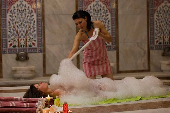 Traditional Turkish Bath Experience in Antalya - The foam massage is the fun part