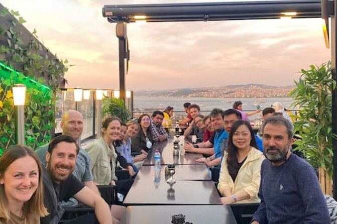 Turkish Food Night and Rooftop Experience Istanbul - Süleymaniye rooftop views with tea, coffee, or salep