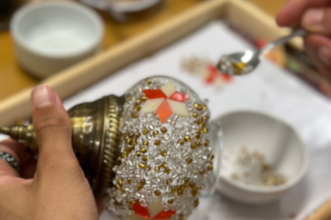Turkish Mosaic Lamp Workshop in Antalya Near Old Town - Making a lamp instead of buying one