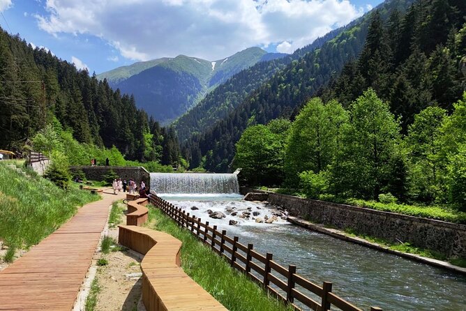 Uzungol Tour: Full-Day Nature Adventure with Tea Factory Visit - The artificial waterfall and Uzungöl’s changing weather